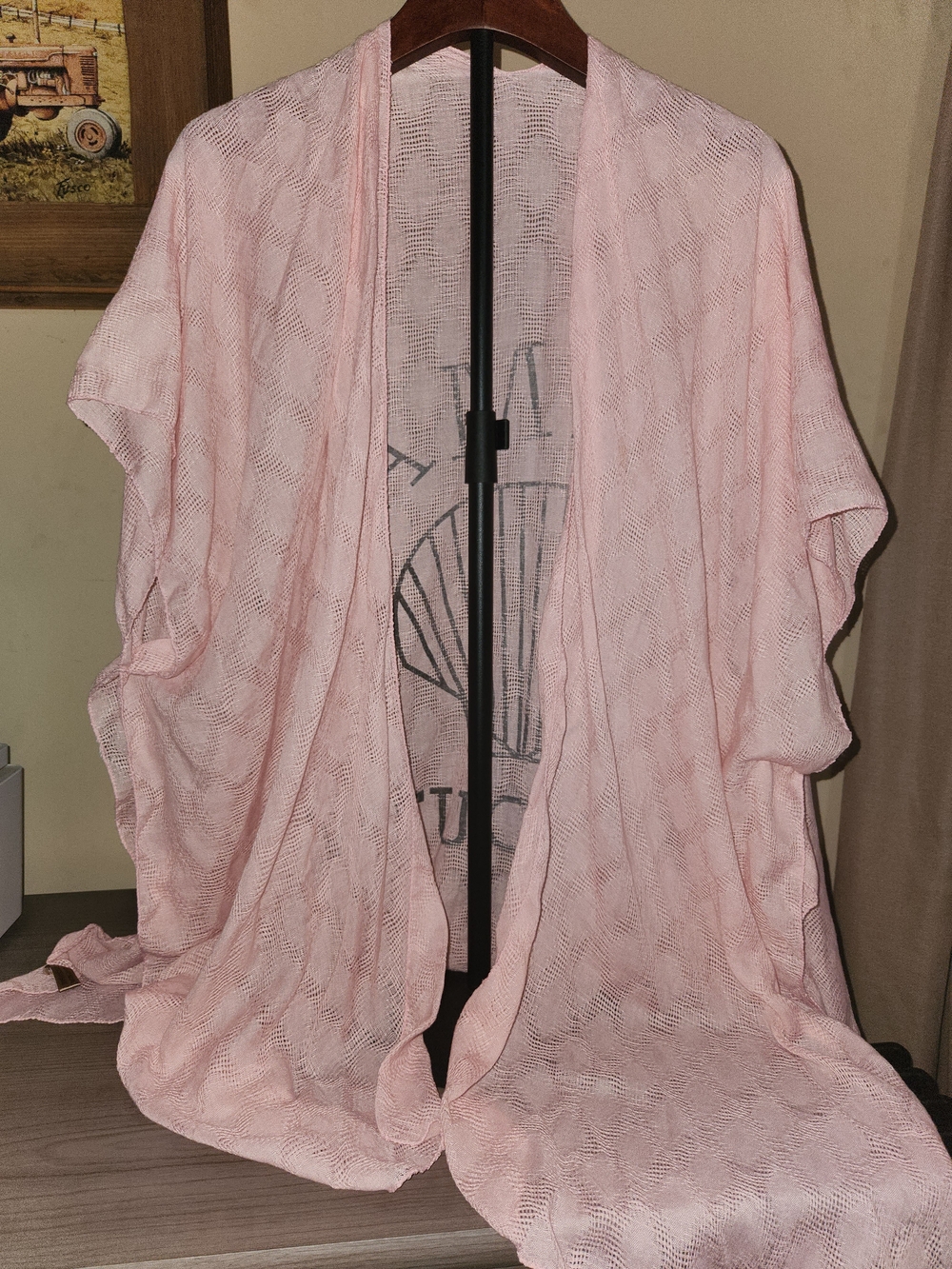 Light Pink Women's Swim Coverup Kimono